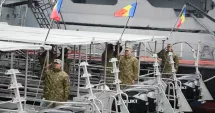 Stire din Eveniment : Șalupele rapide Marte, Jupiter și Neptun au intrat în dotarea Forțelor Navale Române