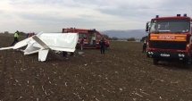 Stire din Eveniment : Avionul de agrement, care a aterizat forțat, nu era înmatriculat sau înregistrat. Pilotul a murit