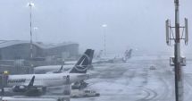 Stire din Eveniment : Întârzieri pe Aeroportul Otopeni din cauza viscolului. Mai multe zboruri afectate