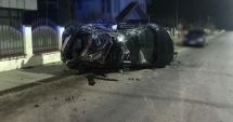 Stire din Social : Grav accident! Un șofer băut a scăpat cu viață după ce s-a răsturnat cu mașina