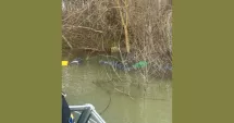 Stire din Eveniment : Urmărire pe Dunăre. Suspecții au aruncat opt butoaie cu combustibil în apă