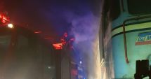 Stire din Eveniment : Cauza INCENDIULUI care a distrus o locomotivă, în zona industrială a Constanței