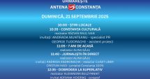 Stire din Actualitate : Programul zilei de duminică, 21 septembrie, la Antena 3 Constanța