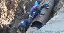 Stire din Social : Lucrările la conducta magistrală de apă din zona Pod Butelii au fost finalizate
