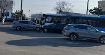 Stire din Eveniment : Accident rutier pe strada Traian din Constanța