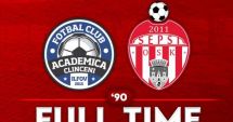 Stire din Sport : Fotbal- Liga I: Academica Clinceni- Sepsi OSK Sfântu Gheorghe 0-2