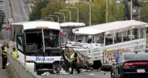 Stire din Actualitate : TRAGEDIE PE ȘOSEA! Un autocar cu studenți s-a ciocnit de un autobuz: PATRU morți și zeci de răniți