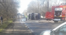 Stire din Eveniment : ACCIDENT RUTIER LA CONSTANȚA. INTERVINE DESCARCERAREA! Trafic blocat! UPDATE