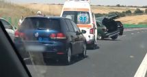 Stire din Eveniment : Accident rutier pe autostrada A2, București-Constanța. 10 persoane implicate