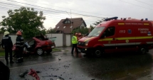 Stire din Eveniment : Accident lângă Bururești: un mort și șapte răniți