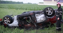 Stire din Eveniment : ACCIDENT CUMPLIT. Bărbat, carbonizat, în urma impactului cu un TIR