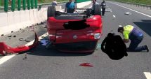 Stire din Eveniment : Accident grav pe Autostrada Soarelui. Intervine elicopterul SMURD
