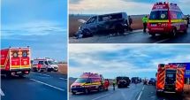 Stire din Eveniment : ACCIDENT DE MICROBUZ! Şapte copii, transportaţi la spital. A fost activat Planul Roşu de intervenţie