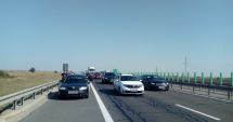 ACCIDENT LA CONSTANŢA, pe Autostrada A4, sensul Agigea – Ovidiu. Traficul, oprit