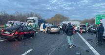 Stire din Eveniment : Accident rutier în lanţ pe autostrada A3. 12 maşini implicate, 26 de persoane asistate medical