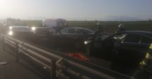 Stire din Eveniment : Accident rutier pe Autostrada Soarelui, pe sensul de mers spre București