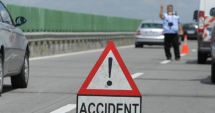 Stire din Eveniment : Accident cu opt mașini, pe Autostrada Soarelui. Trei persoane sunt rănite