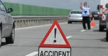 Accident rutier pe Autostradă. OPT MAȘINI IMPLICATE
