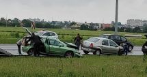 Stire din Eveniment : ACCIDENT în sensul giratoriu de la Cumpăna