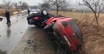 Stire din Eveniment : Grav accident rutier. Cinci victime, din cauza unei depășiri neregulamentare