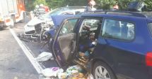 Stire din Eveniment : Accident grav pe DN7: Șapte persoane, între care doi copii, sunt rănite