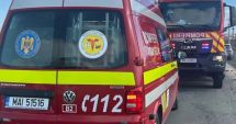 Stire din Eveniment : Accident în sensul giratoriu din Ovidiu. Sunt implicate mai multe mașini și un camion