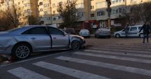 Galerie foto. GRAV ACCIDENT cu trei mașini implicate, în SENSUL GIRATORIU, în Constanța!