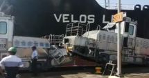 Stire din Eveniment : Accident între două remorchere, într-o ecluză a Canalului Panama