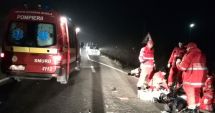 Stire din Eveniment : Accident rutier produs la ieșirea din Ovidiu. O persoană este încarcerată