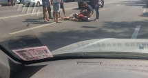 Stire din Eveniment : Pieton accidentat grav pe trecere de o mașina unei firme de pază