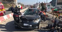 Stire din Eveniment : Șoferiță rănită într-un accident, dusă la spital cu elicopterul SMURD
