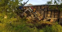 Stire din Eveniment : GALERIE FOTO / Accident rutier la intrare în Amzacea, județul Constanța