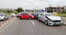 Stire din Eveniment : Accident în lanț la ieșire din Constanța! Șapte autovehicule implicate