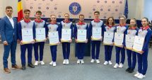 „Aerobicii” tricolori, premiaţi de ministrul Tineretului şi Sportului