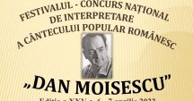 Stire din Cultură-Educație : Festivalul ”Dan Moisescu”, la a XXV-a ediție
