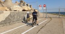 Stire din Social : Liber la plimbări pe jos și cu bicicleta, pe digul de larg din Portul Constanța