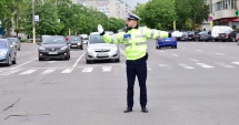 Stire din Eveniment : CONSTANȚA! Semafoare din intersecții aglomerate, oprite intenționat. Motivul: noii polițiști învață să dirijeze circulația