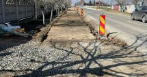 Stire din Politică-Administrație : Lucrări de înființare și reabilitare a trotuarelor, la Mangalia