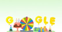 Stire din Tehnologie : Aniversare GOOGLE. Cel mai popular motor de căutare sărbătorește cu un doodle