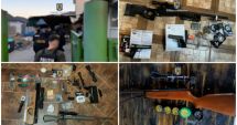 Stire din Eveniment : Un adevărat arsenal de arme a fost confiscat. 250 de poliţisti și jandarmi au participat la percheziţii