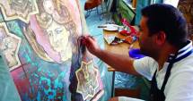 Stire din Cultură-Educație : Artiști străini, la Tabăra de Pictură "Lucian Grigorescu"