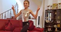 Stire din Sport : Sabrina Voinea, pe urmele mamei sale. Micuța gimnastă trage tare la antrenamente