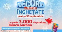 Auchan România îngheață prețurile la peste 3.000 de produse! Plus, bonus de 5% la achiziția lor