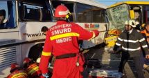 Stire din Eveniment : DOUĂ autobuze de transport persoane s-au ciocnit! Sunt mai mulți răniți. A fost activat PLAN ROȘU DE INTERVENȚIE