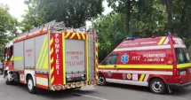 Stire din Eveniment : Incendiu într-o secție a Spitalului de Pshiatrie din Bălăceanca. Fum și evacuare rapidă