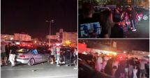 Stire din Eveniment : Bătaie generală, după ce o tânără care făcea drifturi a lovit mai multe mașini într-o parcare