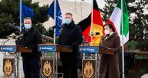 Stire din Politică-Administrație : VIDEO: Klaus Iohannis şi Nicolae Ciucă, la Baza 57 Aeriană de la Mihail Kogălniceanu, împreună cu ministrul francez al Apărării