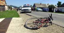 Stire din Eveniment : Biciclist lovit de mașină