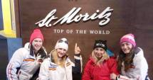 Stire din Sport : Aventuri la St. Moritz! Cu trenul pe lanțuri, până la ghețari