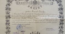 Stire din Cultură-Educație : Brevet original, în patrimoniul Muzeului Național al Marinei Române